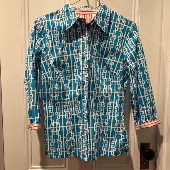 Tizzie Button Down Top - Picture 1 of 3